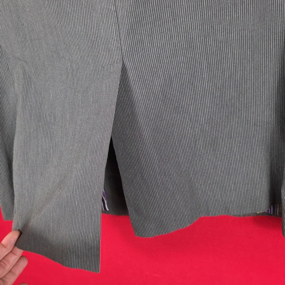 ETRO Blazer Sport Coat Gray Mens Size 42‎